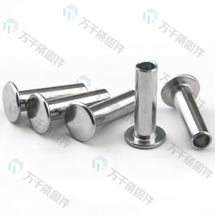 平圆头半空心铆钉 GB875 不锈钢（304/316）碳钢 合金钢